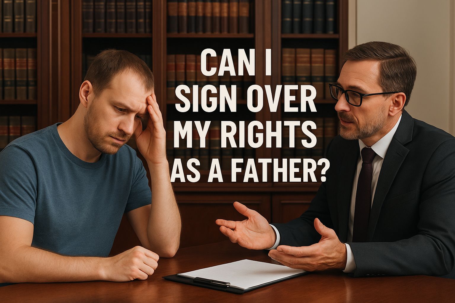 can i sign over my rights as a father