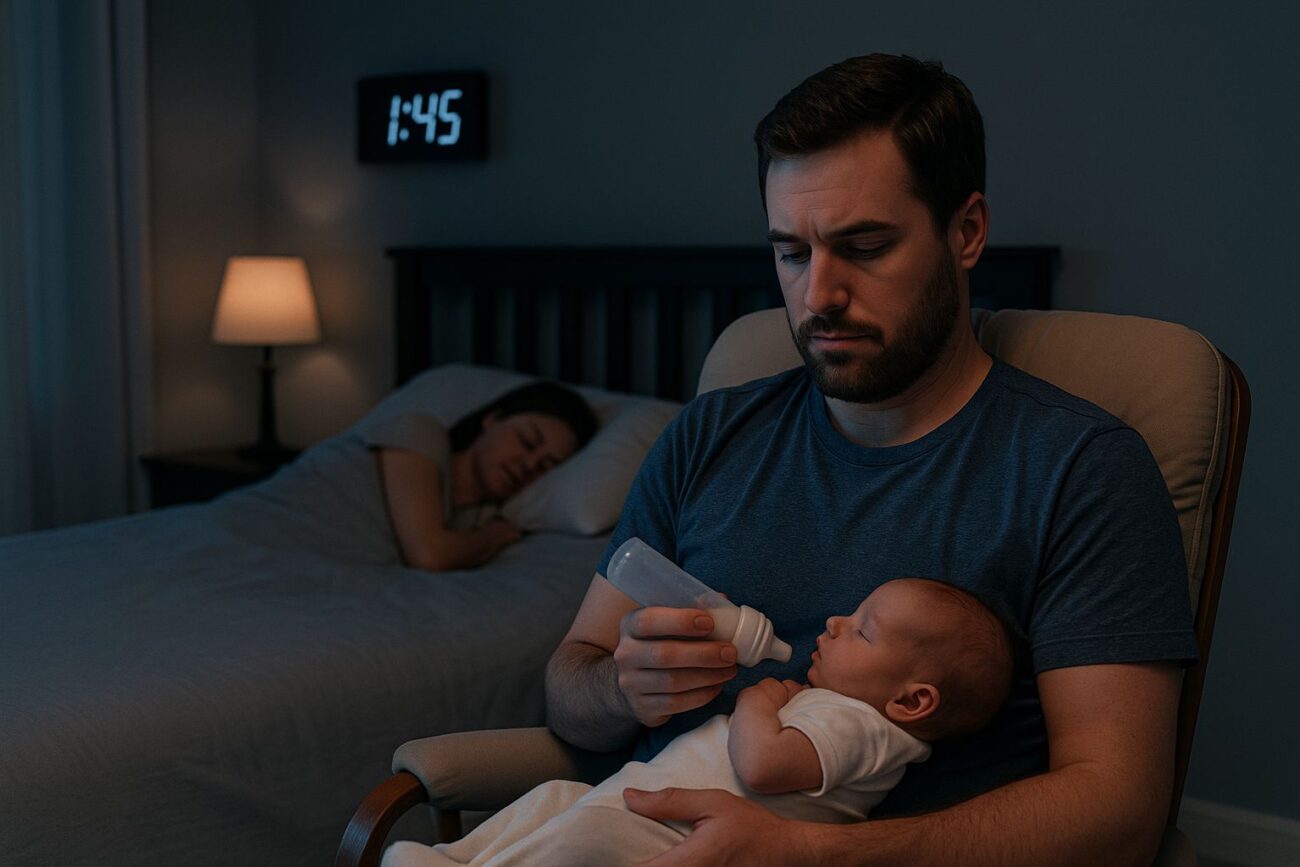 How Can Dad Help with the Newborn at Night